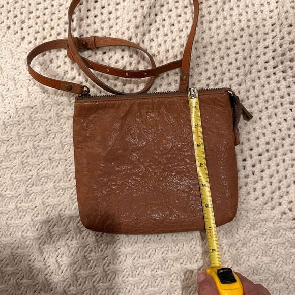 WILLI EST.1981 LEATHER CROSSBODY Bag TAN - Picture 3 of 11